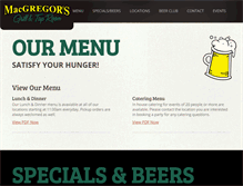 Tablet Screenshot of macgregorsgtr.com